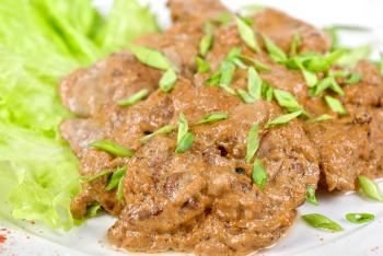 Royalty Free Photo of Fried Liver 