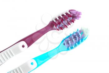 Royalty Free Photo of Two Toothbrushes
