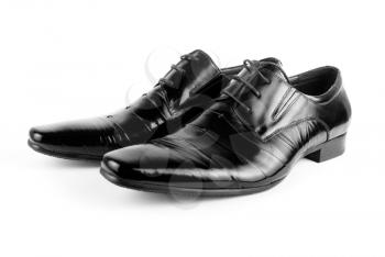 Royalty Free Photo of Black Leather Dress Shoes