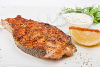 Royalty Free Photo of Grilled Salmon