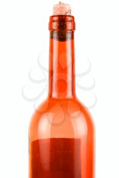 Royalty Free Photo of a Red Wine Bottle

