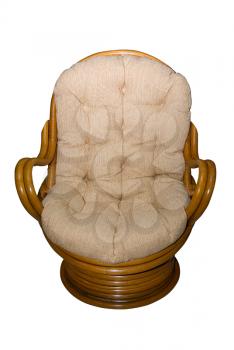 Royalty Free Photo of a Rattan Chair