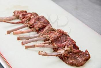 Royalty Free Photo of Raw Marinated Lamb Meat