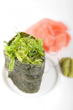 Royalty Free Photo of a Maki Seaweed Roll