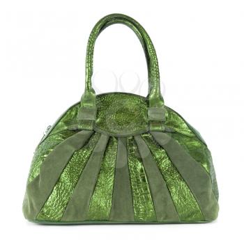 Royalty Free Photo of a Green Purse 