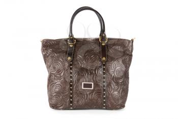 Royalty Free Photo of a Brown Leather Purse