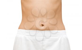 Royalty Free Photo of a Woman's Stomach