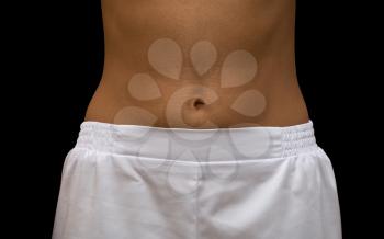 Royalty Free Photo of a Woman's Stomach