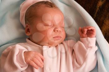 Royalty Free Photo of a Sleeping Baby