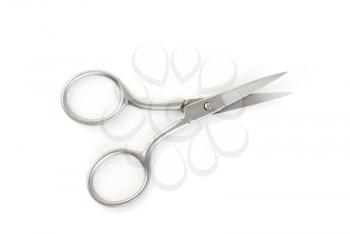 nail scissors isolated on a white background
