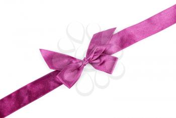 Royalty Free Photo of a Purple Holiday Ribbon