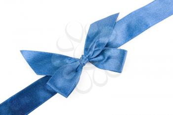 Royalty Free Photo of a Blue Ribbon
