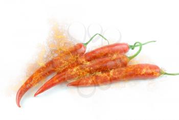 Royalty Free Photo of Red Hot Chili Peppers