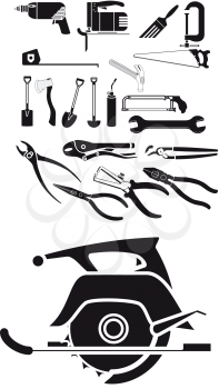 Collection of tool vector 