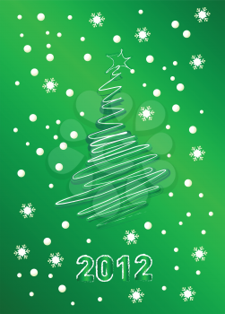 Royalty Free Photo of a 2012 Background