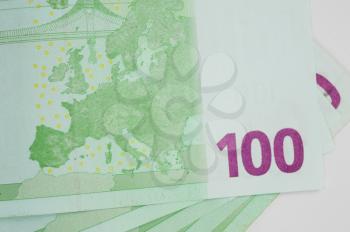 New euro banknotes as a background, close-up