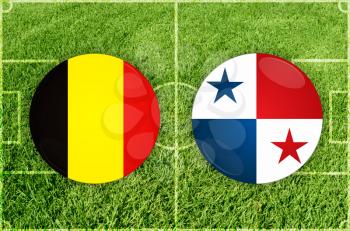 Illustration for Football match Belgium vs Panama