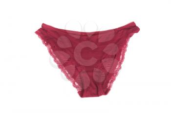seductive panties isolated on a white  background