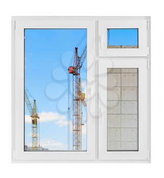 window isolated on a white background