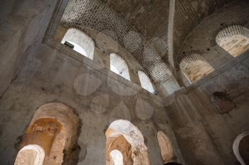 Demre, Turkey - July, 2015: inside St. Nicholas church in Demre Turkey
