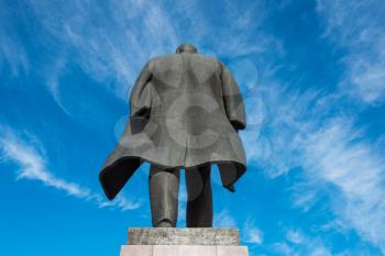 Monument of the Soviet leader of the proletariat Lenin
