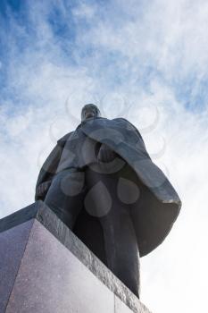 Monument of the Soviet leader of the proletariat Lenin