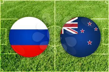 Confederations Cup football match Russia vs New Zealand