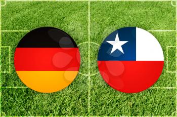 Confederations Cup football match Germany vs Chile