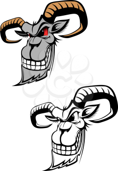 Royalty Free Clipart Image of a Ram
