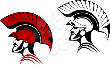 Royalty Free Clipart Image of Two Spartans