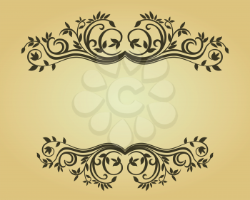 Royalty Free Clipart Image of a Victorian Element