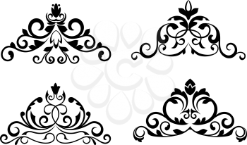 Royalty Free Clipart Image of Vintage Elements