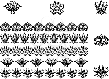 Royalty Free Clipart Image of Victorian Borders