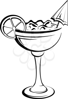 Royalty Free Clipart Image of a Cocktail