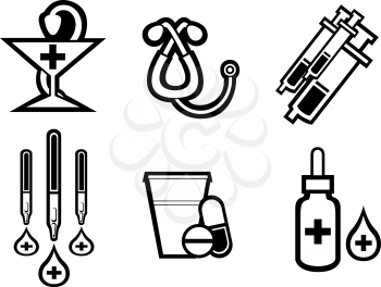 Royalty Free Clipart Image of Medical Equipment