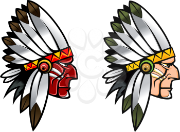 Royalty Free Clipart Image of Indigenous People