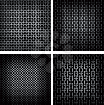 Royalty Free Clipart Image of a Carbon Fibre Background