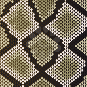 Royalty Free Clipart Image of a Snakeskin Background