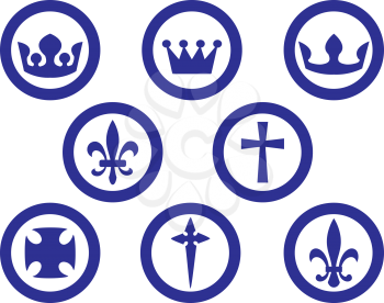 Royalty Free Clipart Image of a Religious Symbols