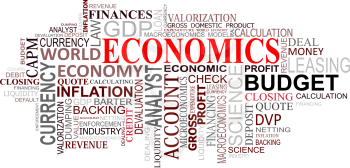 Royalty Free Clipart Image of an Economic Background