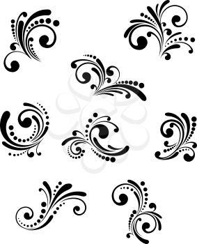 Royalty Free Clipart Image of a Graphic Accents