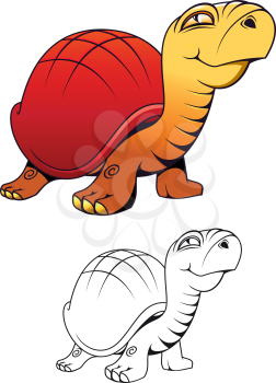 Royalty Free Clipart Image of Turtles