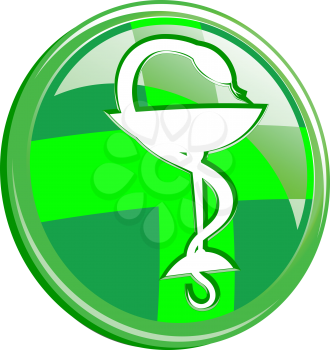 Royalty Free Clipart Image of a Medical Symbol