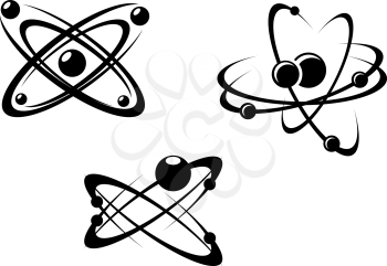 Royalty Free Clipart Image of Science Icons