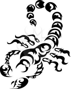 Royalty Free Clipart Image of a Scorpion