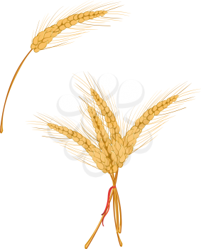 Royalty Free Clipart Image of Wheat