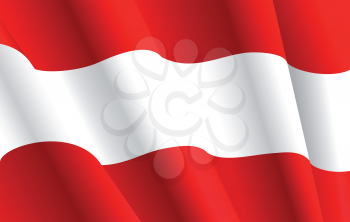 Royalty Free Clipart Image of an Austrian Flag