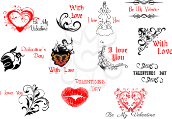 Valentine's Day headers and scripts for holiday design