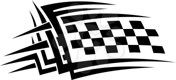 Tribal sports tattoo for racing concept design