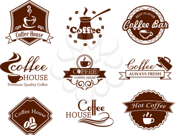 Coffee posters and banners set for fast food and restaurant design